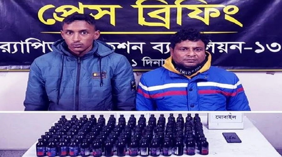 ডোমারে ৪৮ বোতল ফেন্সিডিলসহ মাদক ব্যবসায়ী গ্রেফতার