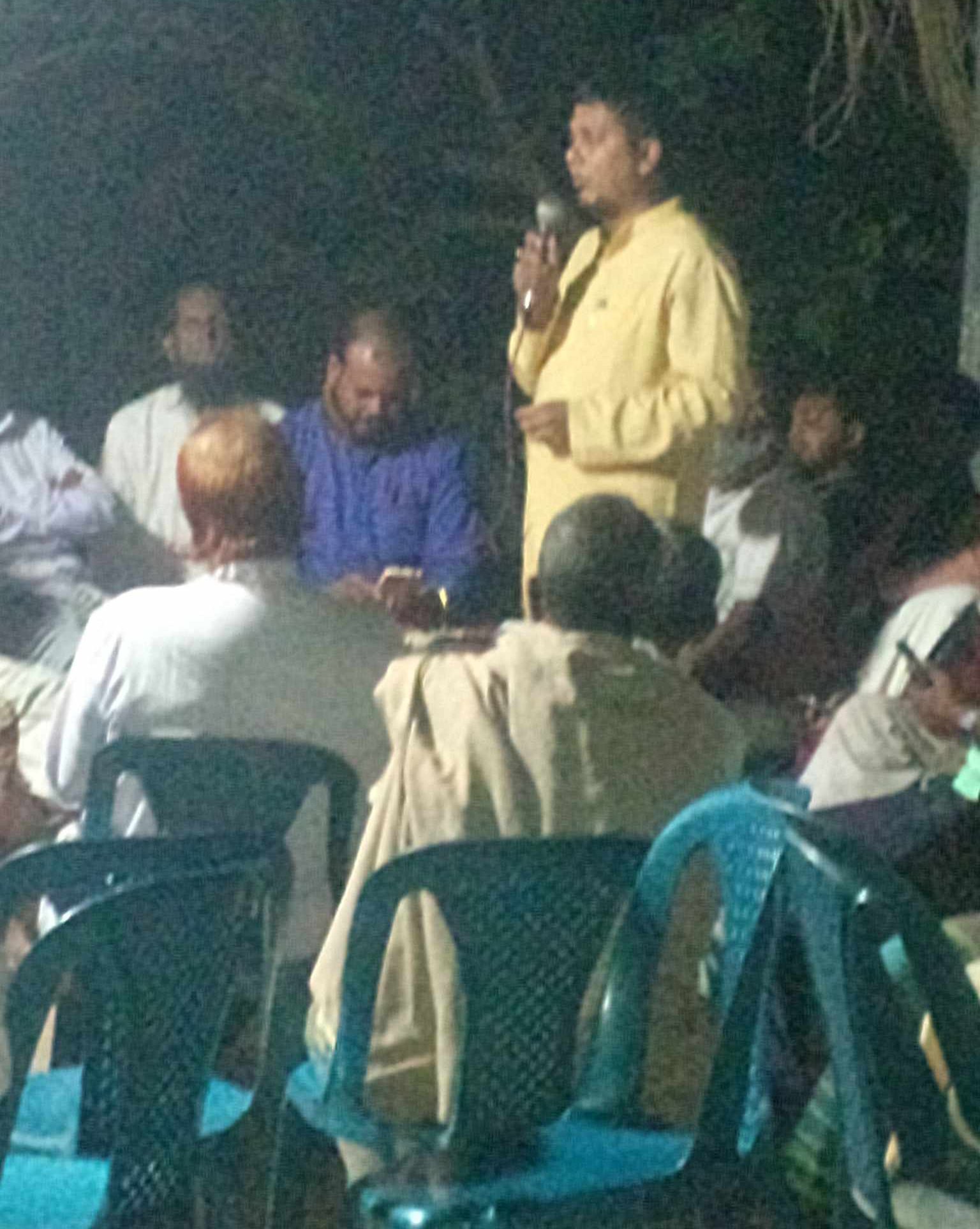 জামায়াত শিবিরের অগ্নি সংযোগ ও ভাঙচুর প্রতিবাদ সমাবেশ।